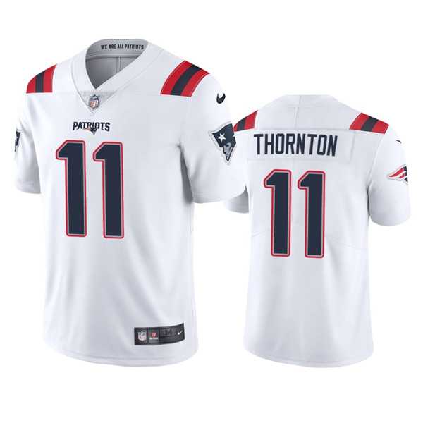 Nike Men & Women & Youth New England Patriots #11 Tyquan Thornton White Vapor Untouchable Limited Stitched Jersey,We sell and wholesale Nike Men & Women & Youth New England Patriots #11 Tyquan Thornton White Vapor Untouchable Limited Stitched Jersey on line form chian!